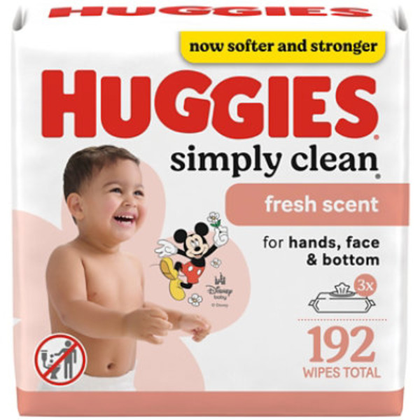 Huggies Simply Clean Fresh Scent Baby Wipes