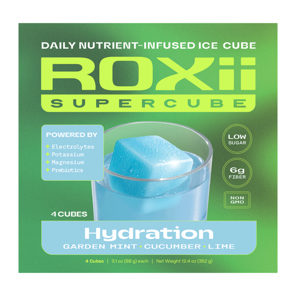 Roxii Supercube Hydration- Nutrient-Infused IceCube- Mint