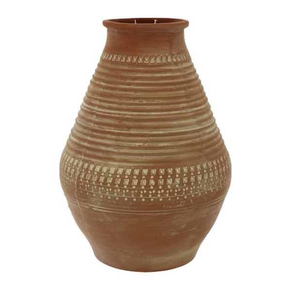 Ashland Terra Cotta Tabletop Vase, Large