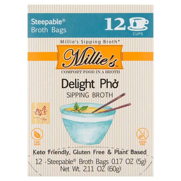 Millie's Sipping Broth Delight Phở Steepable Broth Bags