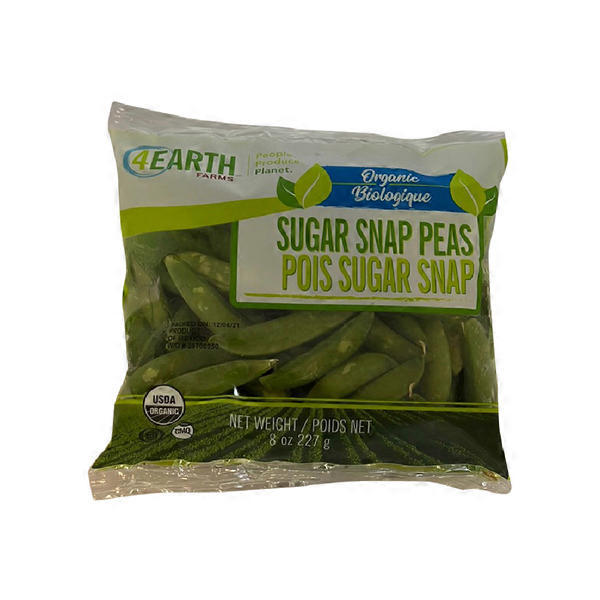 4 Earth Organics Sugar Snap Peas Same-Day Delivery or Pickup