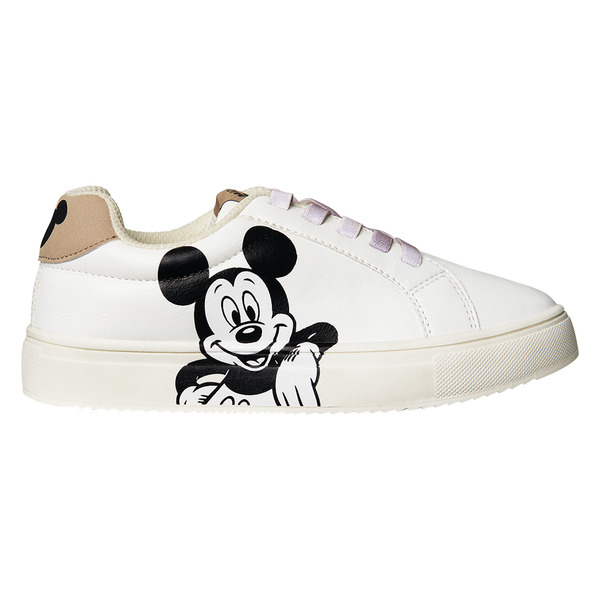 Children's Disney Mickey Sneakers, Size 1 - Beige Same-Day