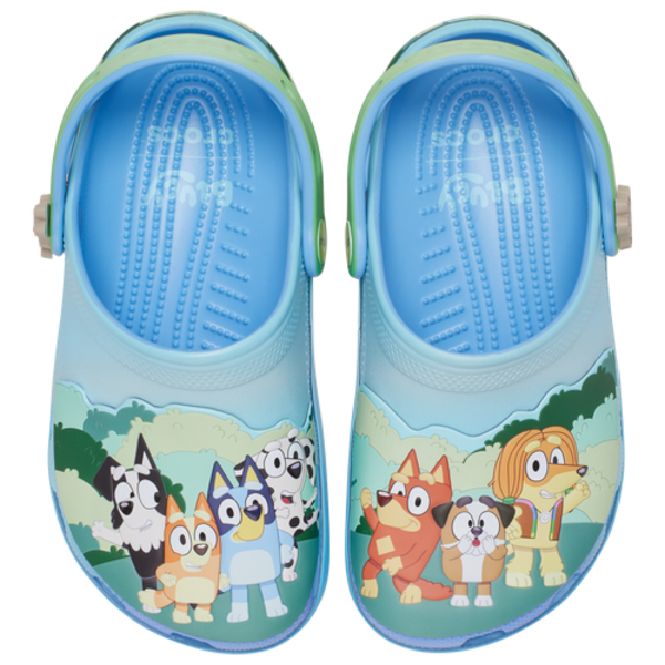 Crocs Toddler Bluey Best Buddies Classic Clogs, Size 10K, Medium/D - Blue