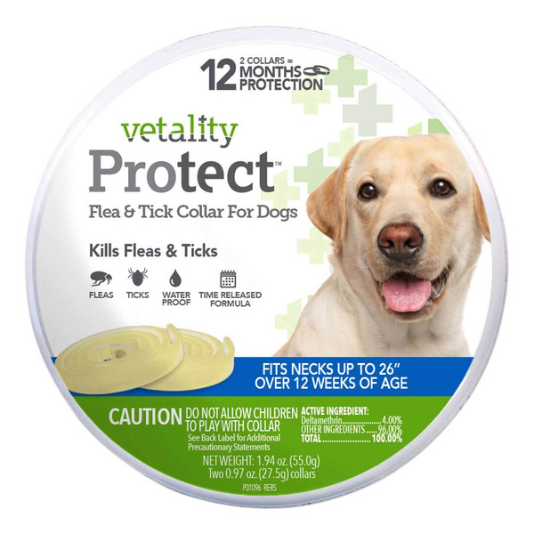 Vetality Flea & Tick Protection Collar for Dogs