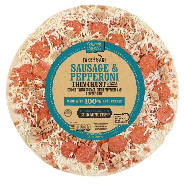 Mama Cozzi's Pizza Kitchen Sausage Pepperoni Deli Pizza 16in Same