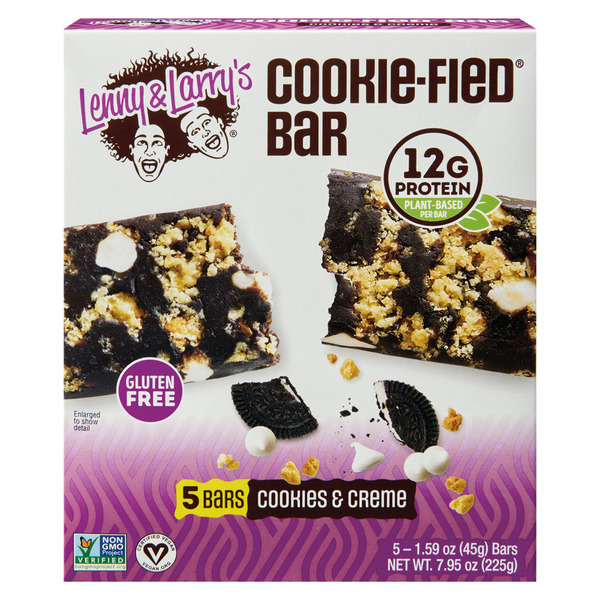 Lenny & Larry's Cookies & Cream Cookied Fied Bars