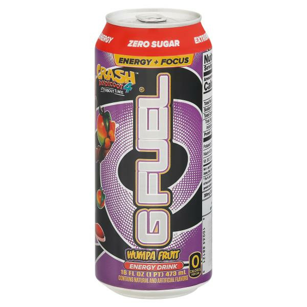 G FUEL Energy Drink, Zero Sugar, Wumpa Fruit Same-Day Delivery or