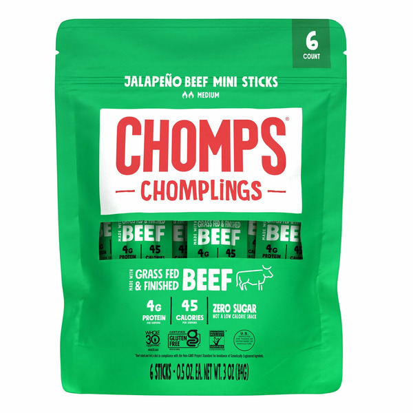 Chomps Mini Jalapeno Beef Sticks Same-Day Delivery or Pickup | ALDI