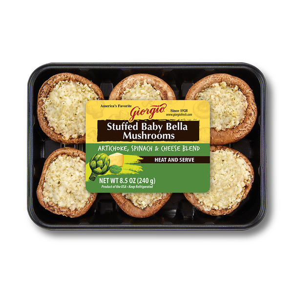 Spinach & Artichoke Stuffed Mushrooms, Pkg
