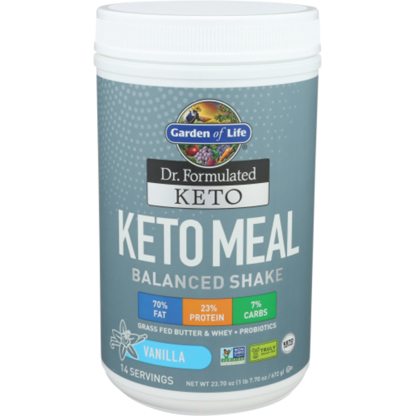 Garden of Life Dr. Formulated Vanilla Keto Meal Balanced Shake