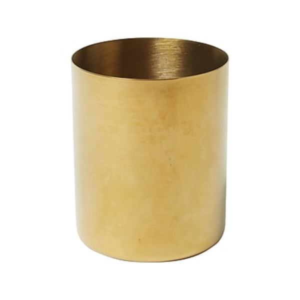 Martha Stewart Steel Pen Cup - Gold