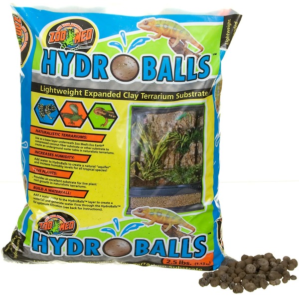 Pet Supplies Zoo Med HydroBalls Lightweight Expanded Clay
