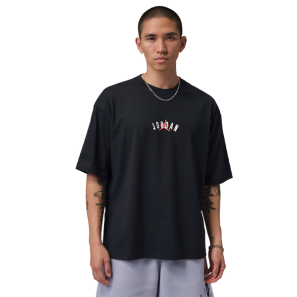 Jordan Men's Back Stretch Oversized Short Sleeve Crew - Black/Infrared 23