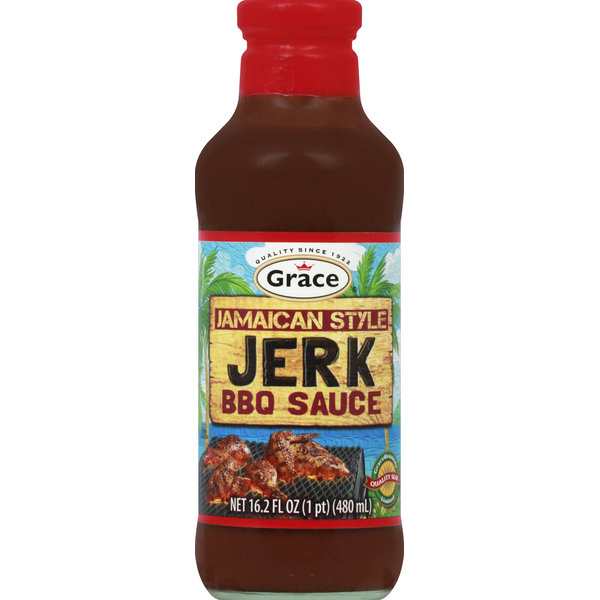 Grace & I BBQ Sauce, Jerk, Jamaican Style (16.2 oz) Instacart