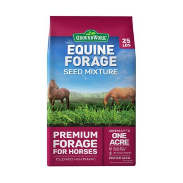 Ground Work 25 lb. 43,560 sq. ft. Equine Forage Mix Grass Seed, South