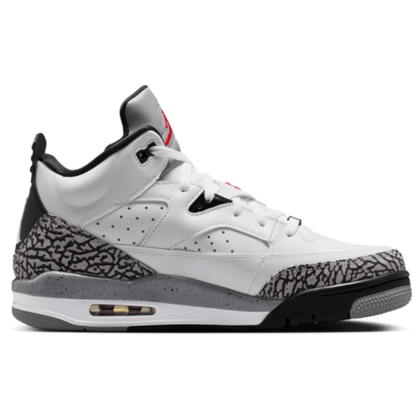 Jordan Men's Air Jordan Son of Mars Low Off Court Shoes, Size 10.5 - White/Black/Cement Grey/Gym Red