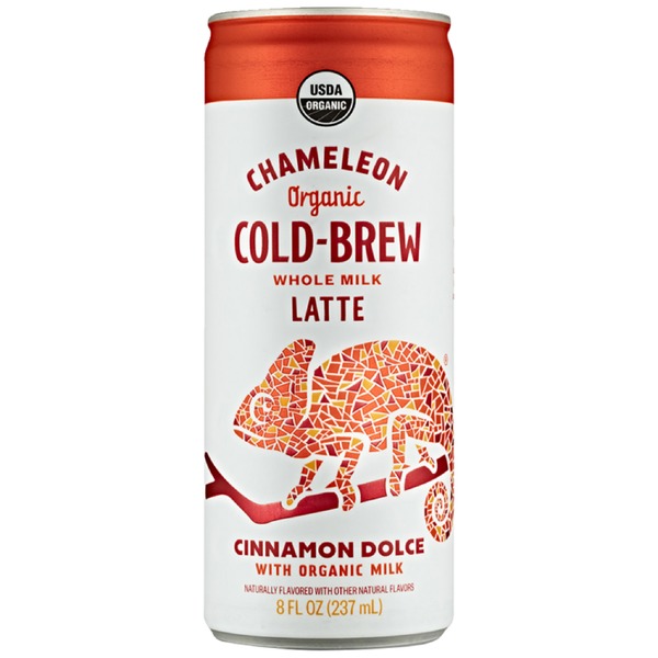 Chameleon Organic Cinnamon Dolce Flavored Whole Milk Latte Cold Brew