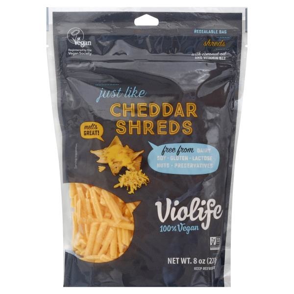 Violife Cheddar, 100% Vegan, Shreds