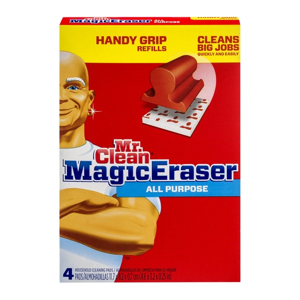 Mr. Clean Magic Eraser All Purpose Handy Grip Refill Pads 4 CT (4 ct