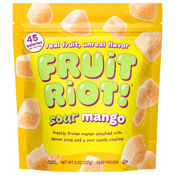 Fruit Riot sour candy, mango