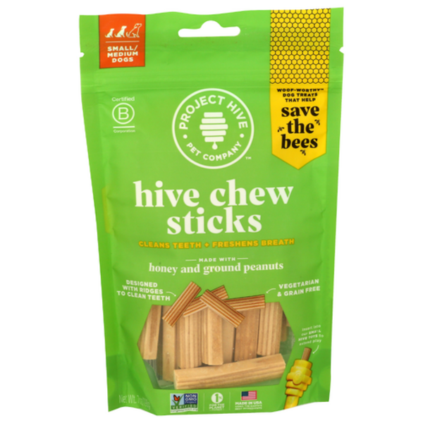 Project Hive Pet Company Hive Chew Sticks For Small/Medium Dogs