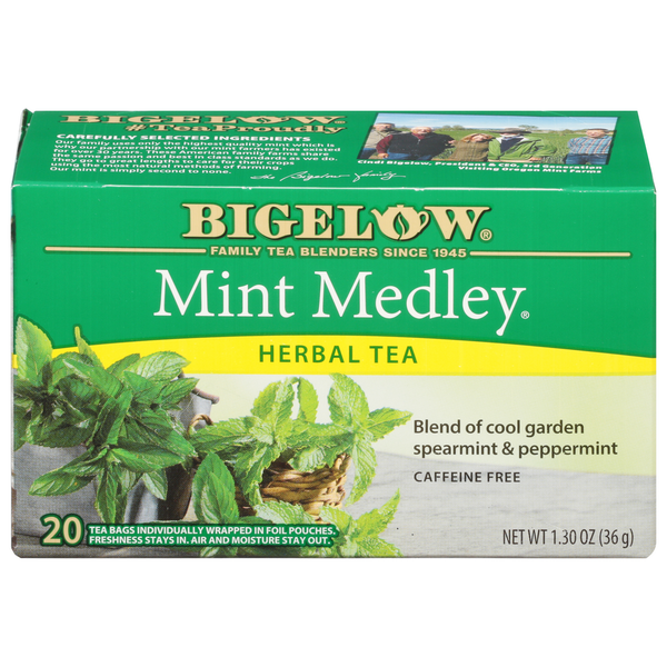 Bigelow Mint Medley Herbal Tea Same-Day Delivery | Cardenas Markets