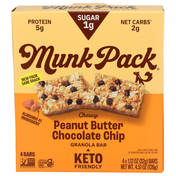 Sprouts Farmers Market Munk Pack Peanut Butter Chocolate Chip Chewy