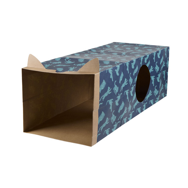 Whisker City Paper Cat Sack - Blue