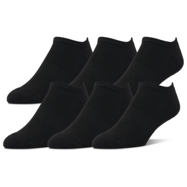 CSG Women's No Show Socks, L - Black