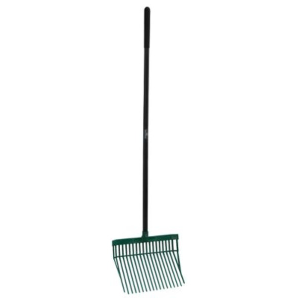 Ground Work 14 in. ABS Bedding Fork with Black Coating Hardwood Handle