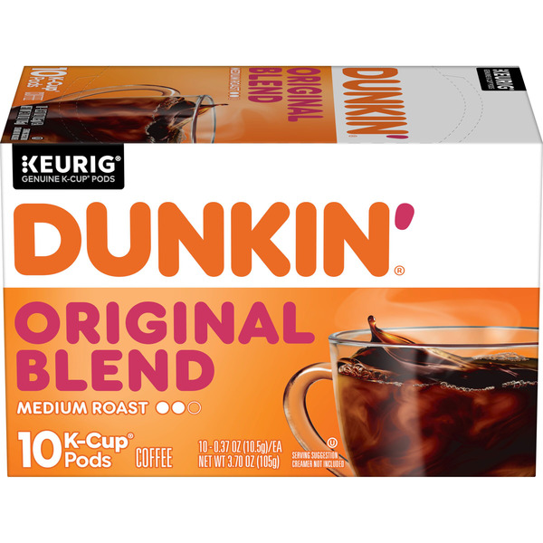 Dunkin' Dunkin’ Original Blend Medium Roast Coffee, Keurig K-Cup Pods