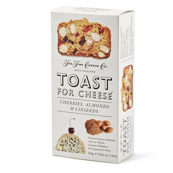 The Fine Cheese Toast for Cheese, Cherries, Almonds & Linseeds