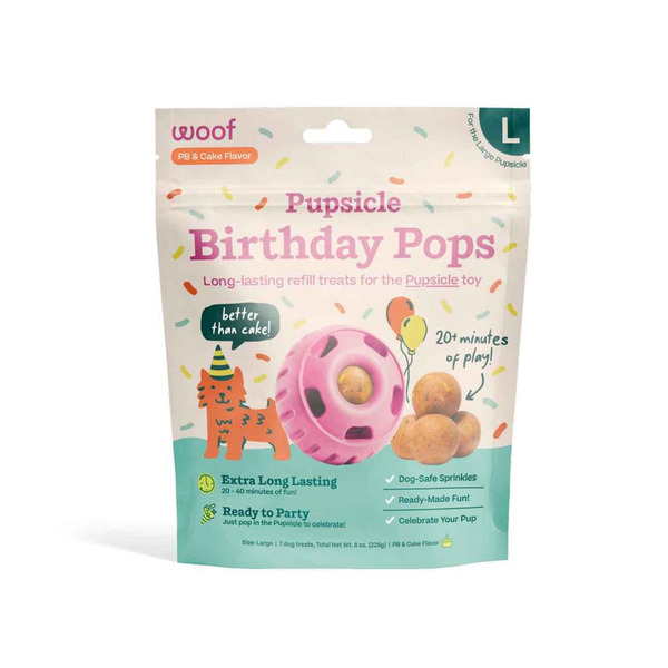 Woof Dog Products Birthday Pops, Large