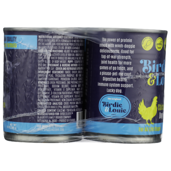 Birdie & Louie Chicken & Veggies Grain Free Premium Dog Food Can