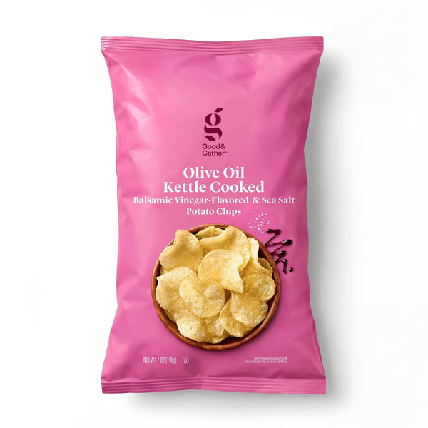 Good & Gather Balsamic Vinegar-flavored & Sea Salt Olive Oil Kettle Cooked Potato Chips