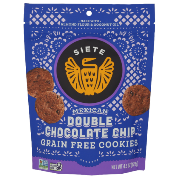 Siete Mexican Double Chocolate Chip Grain Free Cookies