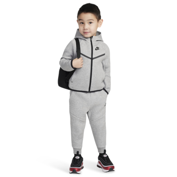 Nike Boys' Tech Fleece Full-Zip Set, 2T - Dark Grey Heather/Black