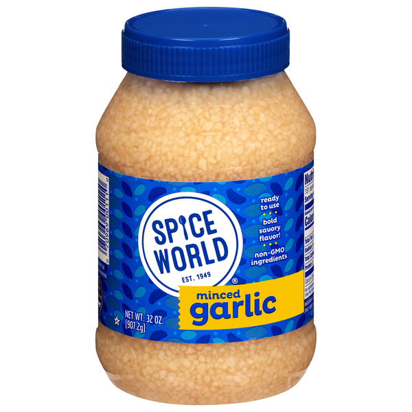 Spice World Garlic, Minced