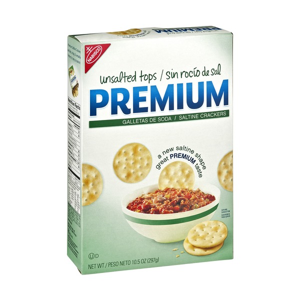 Nabisco Unsalted Tops Premium Saltine Crackers (10.5 oz) Instacart