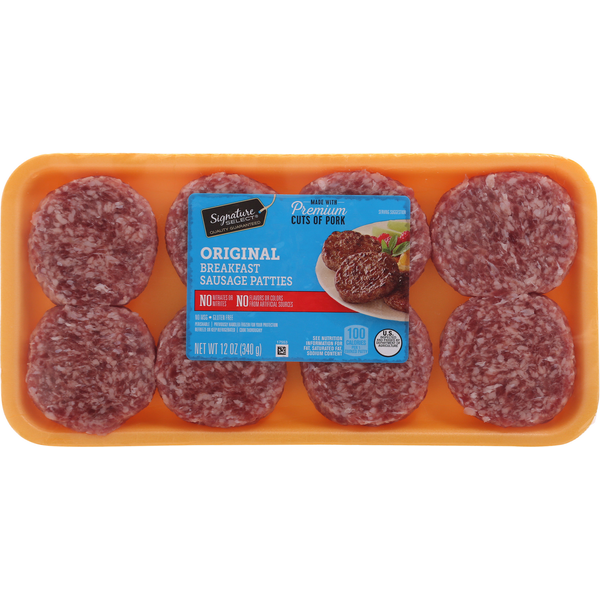 SIGNATURE SELECTS Sausage Patties, Breakfast, Original