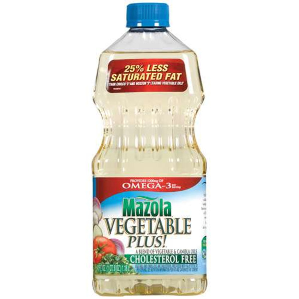 Mazola - Vegetable Oil Plus - 12/40 oz Bottle