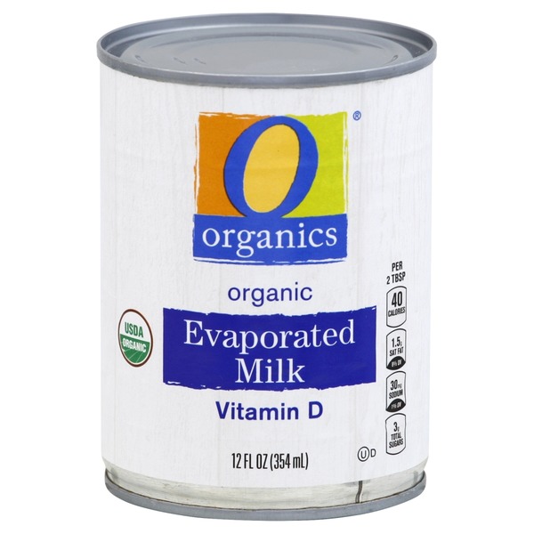 O Organics Organic Vitamin D Evaporated Milk (12 oz) from Safeway