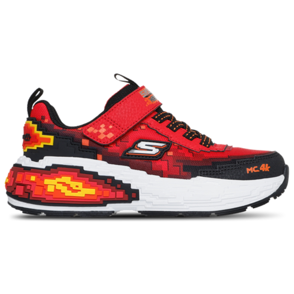 Skechers Boys' Preschool Mega Craft 4K Shoes, Size 2.5 - Red/Black