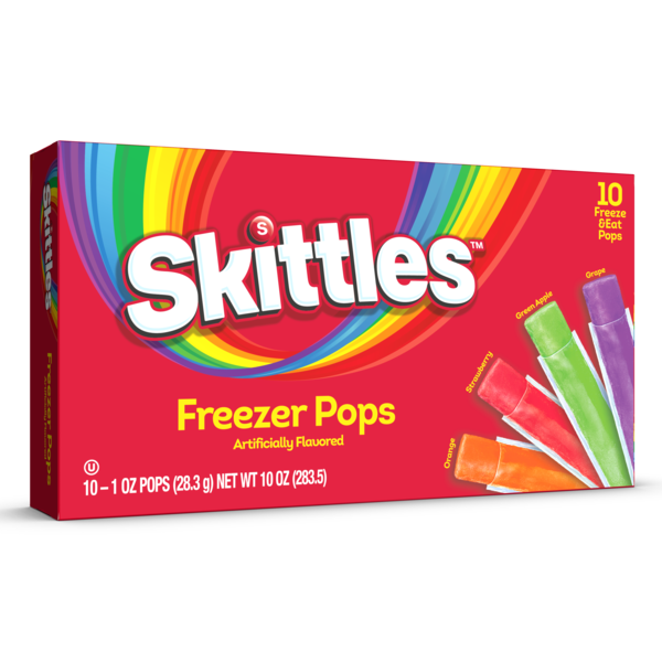 Skittles Freezer Pops Assorted 10ct Same-Day Delivery | Dollar Tree