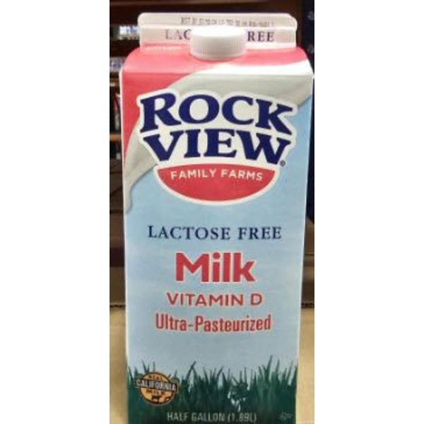 Rockview Lactose Free Milk Whole   6-64z