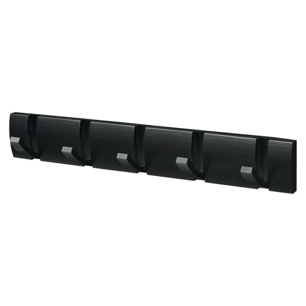 KIRKTON HOUSE Retractable Hook Bar, Black Same-Day Delivery or