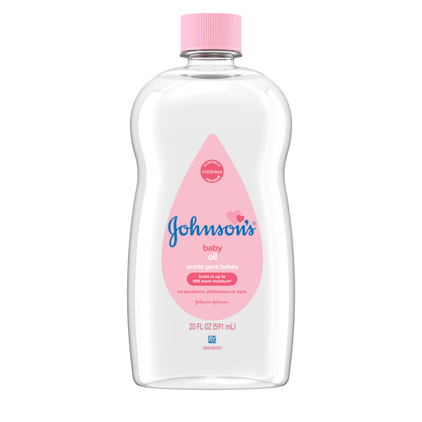 Johnson's Oil, Mineral Oil, Baby Massage Oil, Original, 20 fl. oz