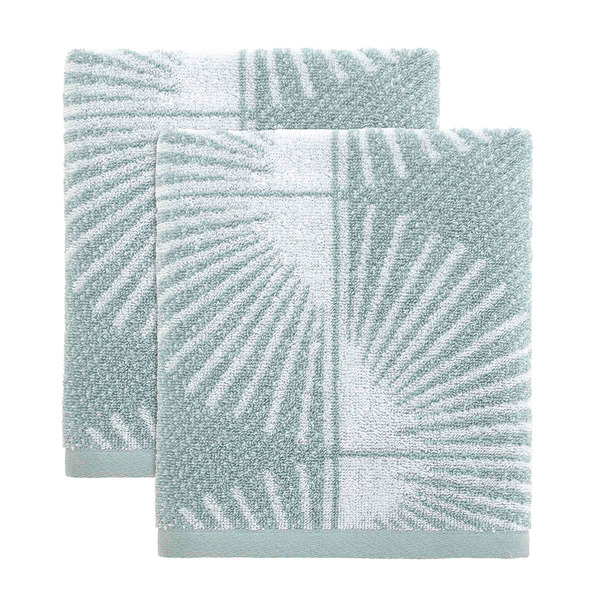 Nicole Miller Kendall Collection Hand Towel - Blue/Navy