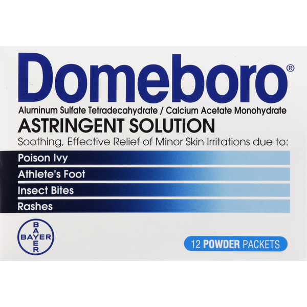 Domeboro Astringent Solution, Powder Packets Same-Day Delivery or ...