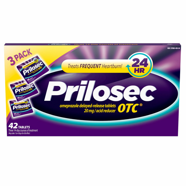 Prilosec OTC 20 mg Tablets, 42-count